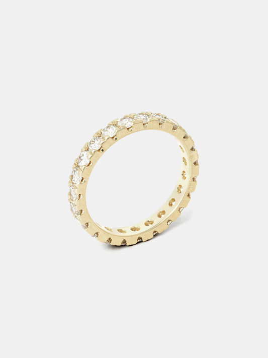 Lily Pavé Eternity Band - 2.5mm Diamonds