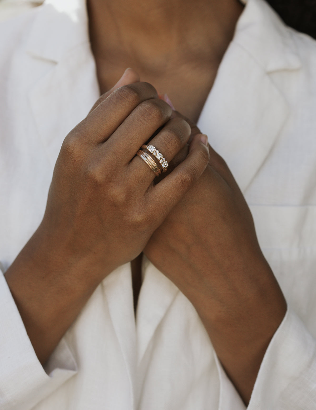 Chrysanthemum Bar Ring