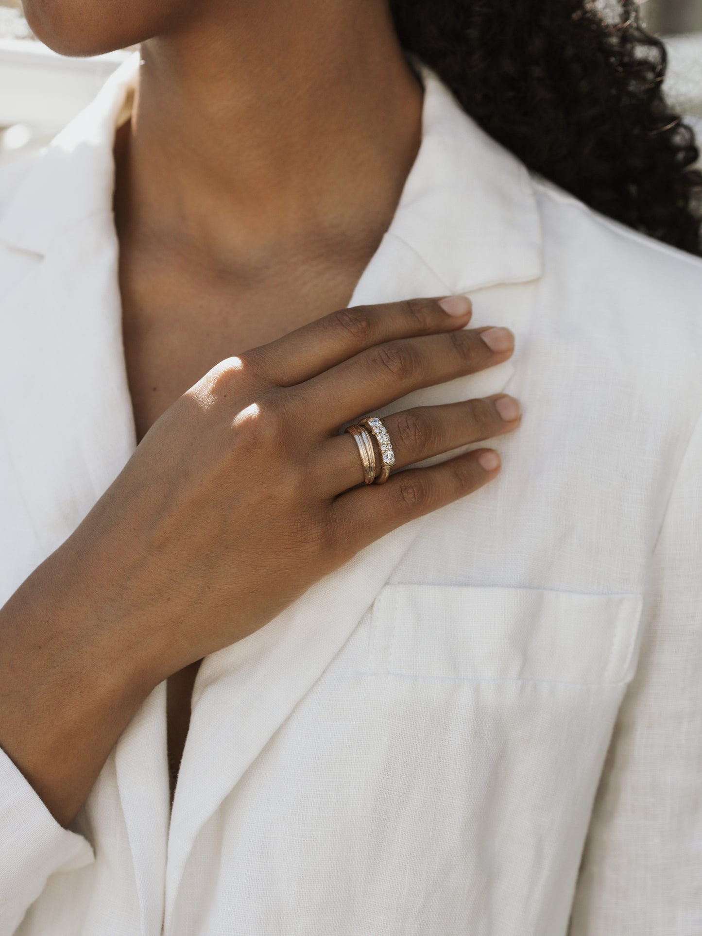 Chrysanthemum Bar Ring