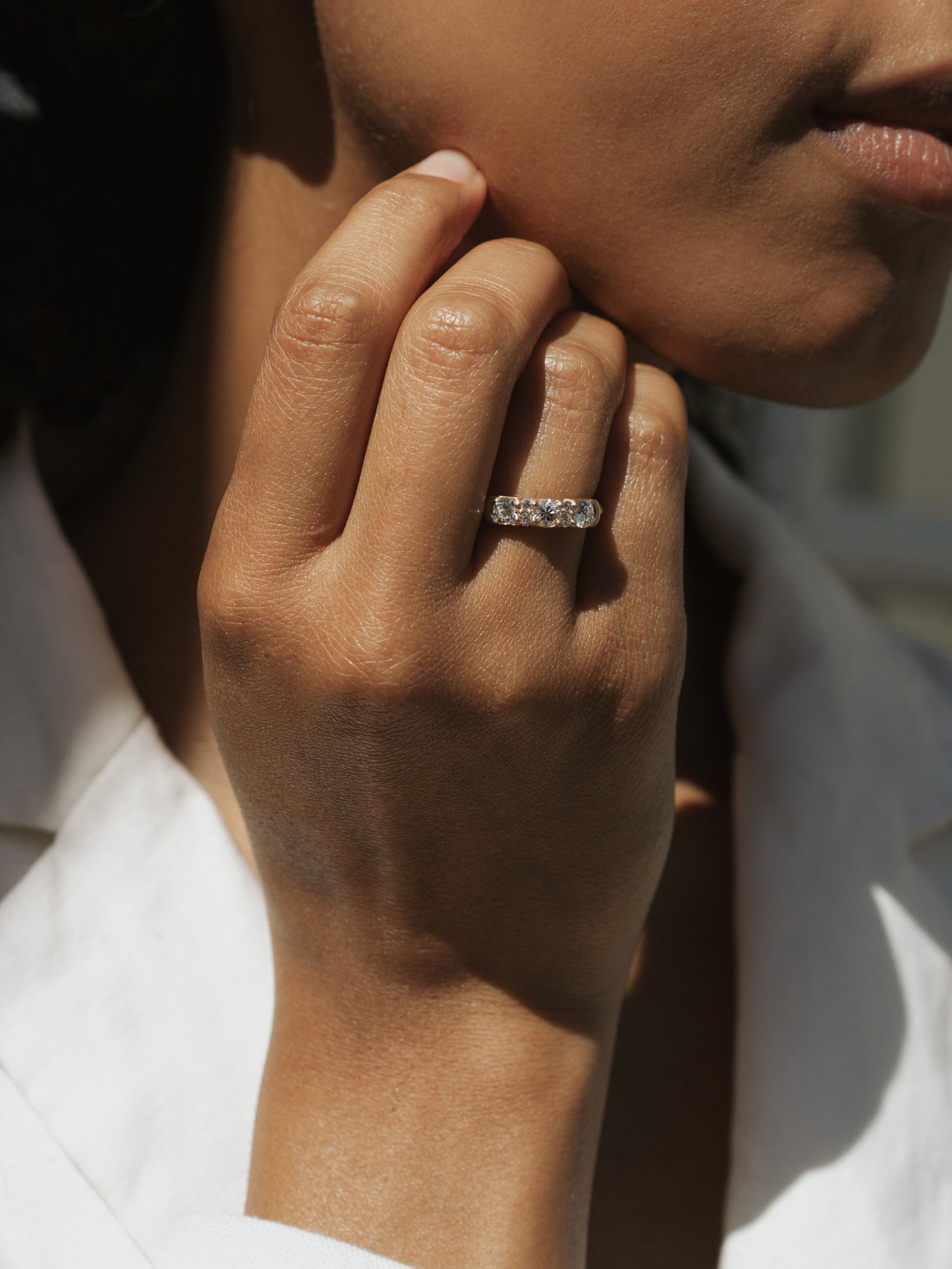 Chrysanthemum Bar Ring
