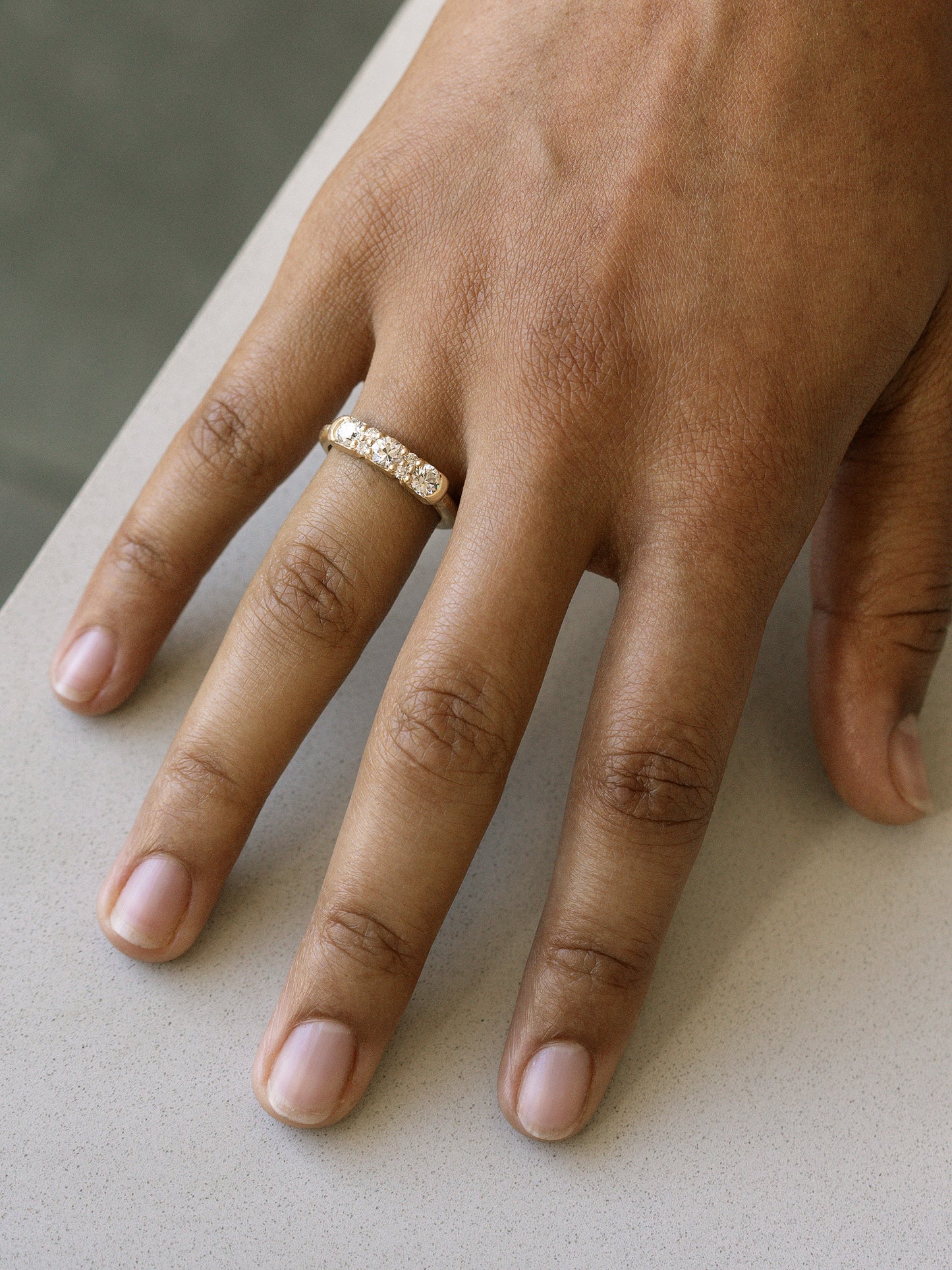 Chrysanthemum Bar Ring