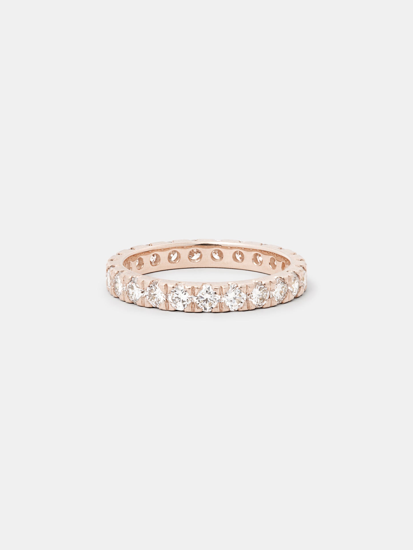 Lily Pavé Eternity Band - 2.5mm Diamonds