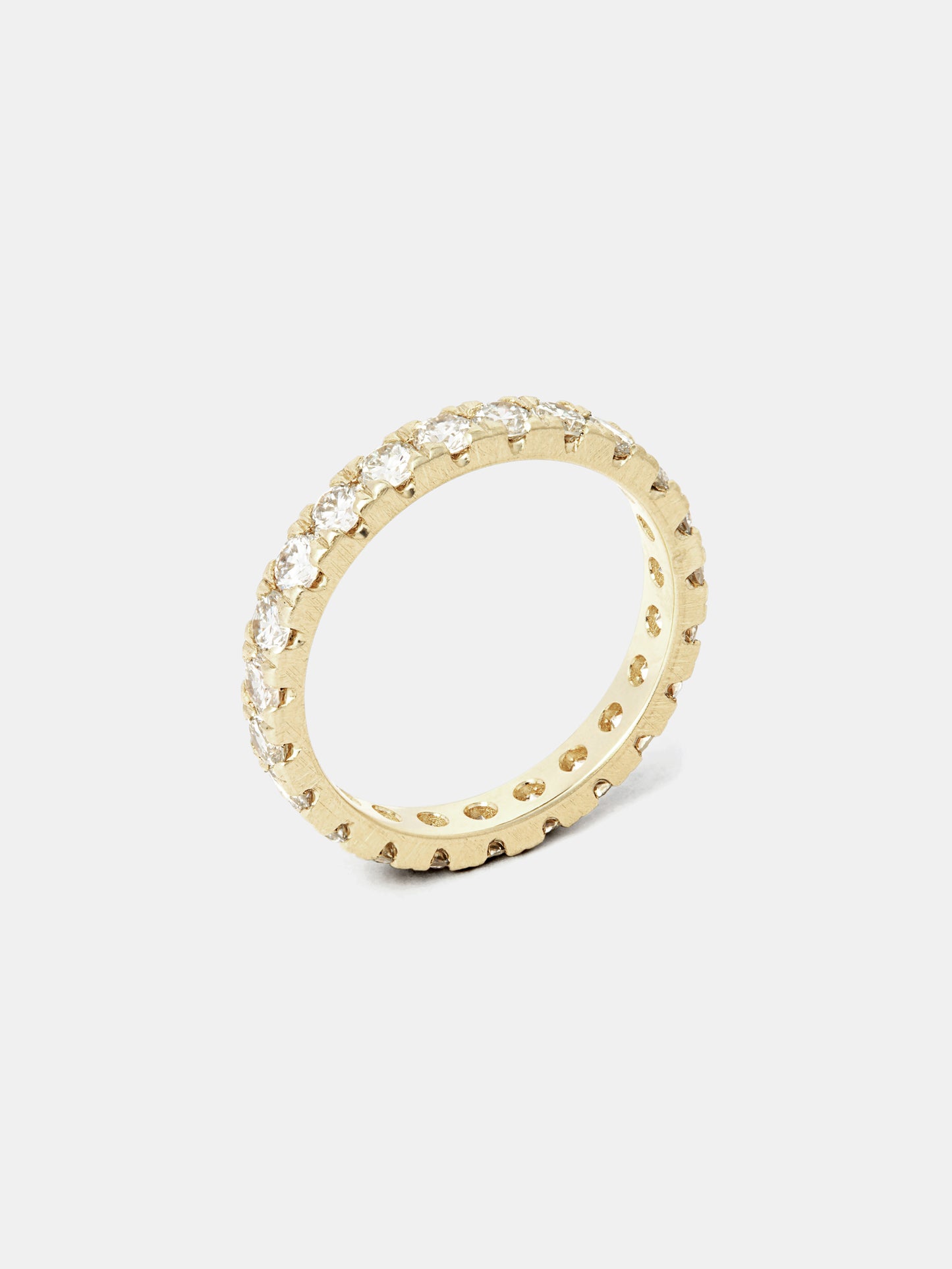 Lily Pavé Eternity Band - 2.5mm Diamonds