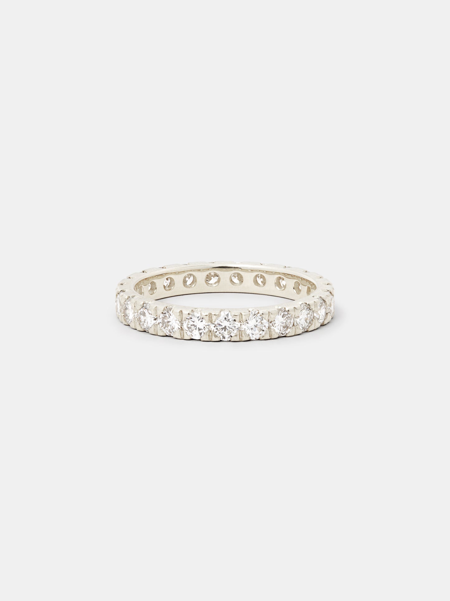 Lily Pavé Eternity Band - 2.5mm Diamonds