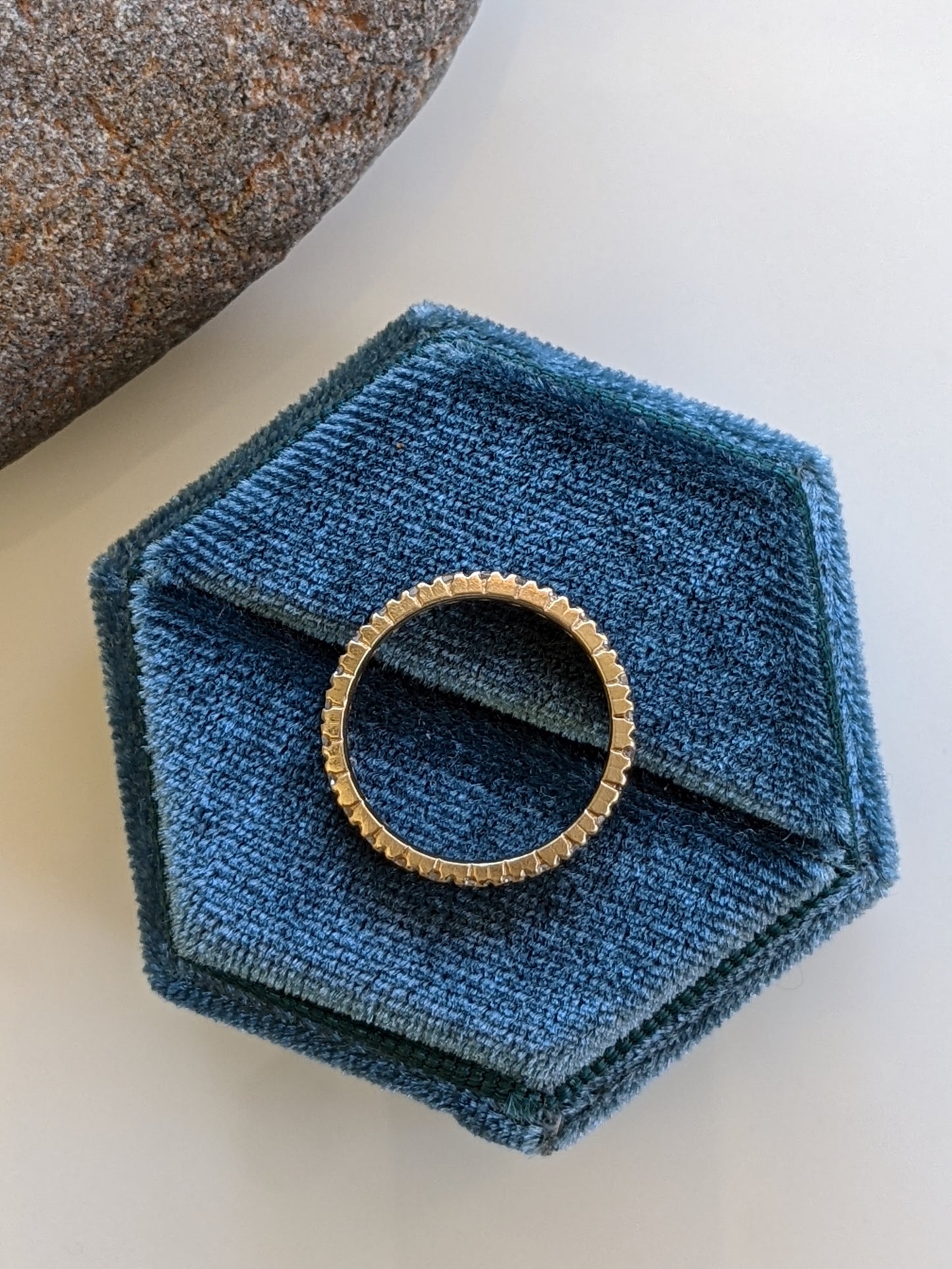 Liquidation —  Lily Pavé Eternity Band —  2mm Diamonds