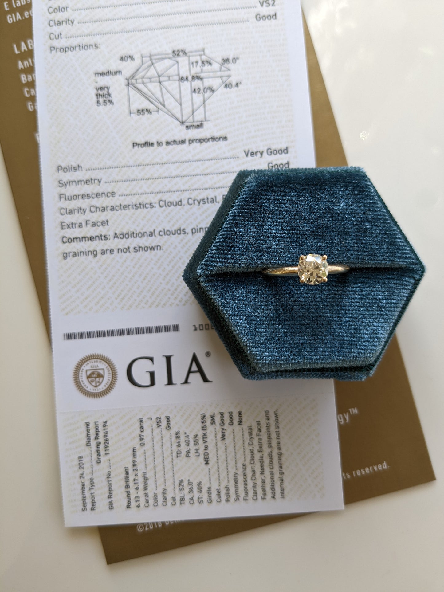 Liquidation — Marigold Solitaire — Antique Diamond