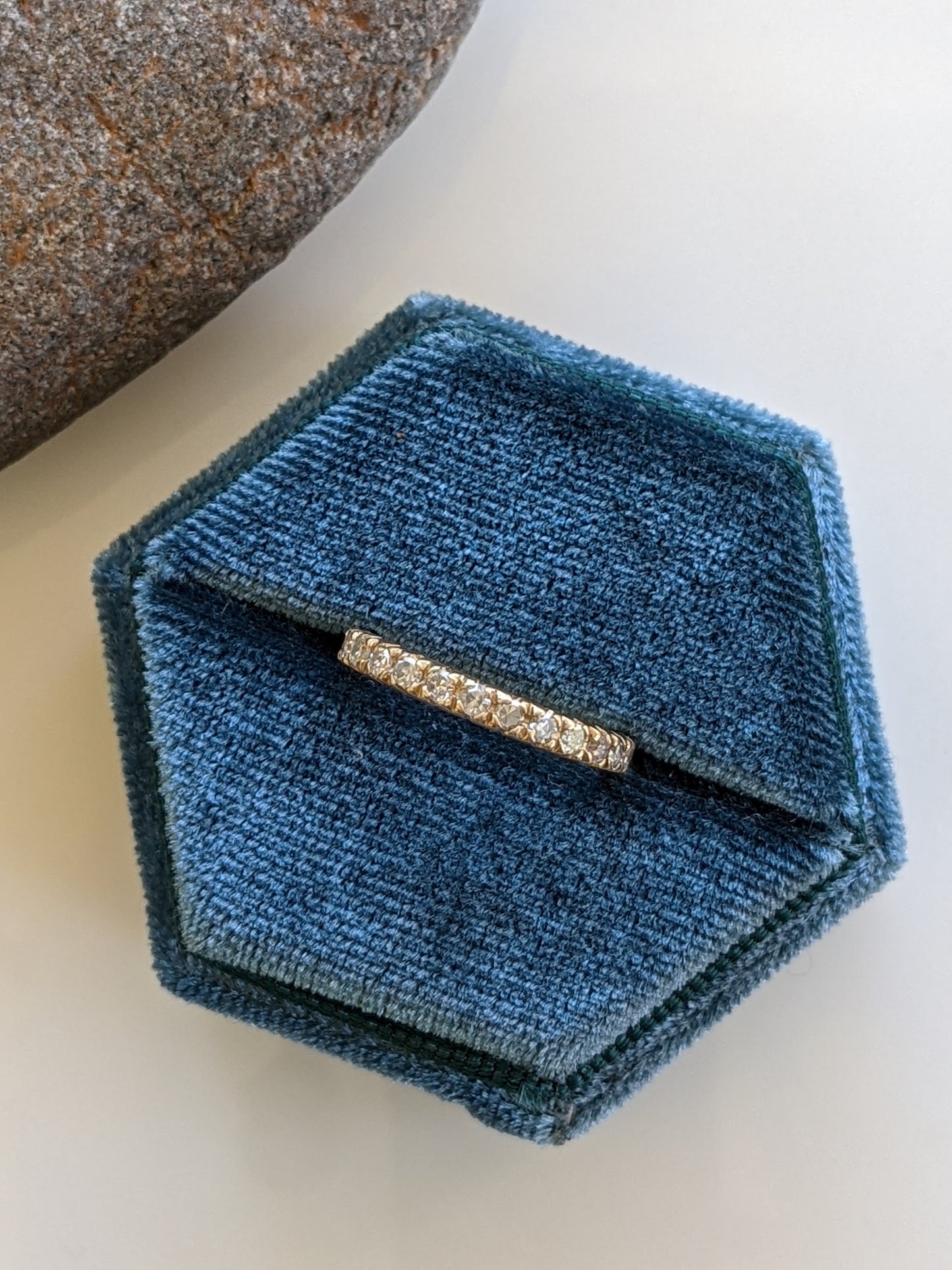 Liquidation —  Lily Pavé Eternity Band —  2mm Diamonds