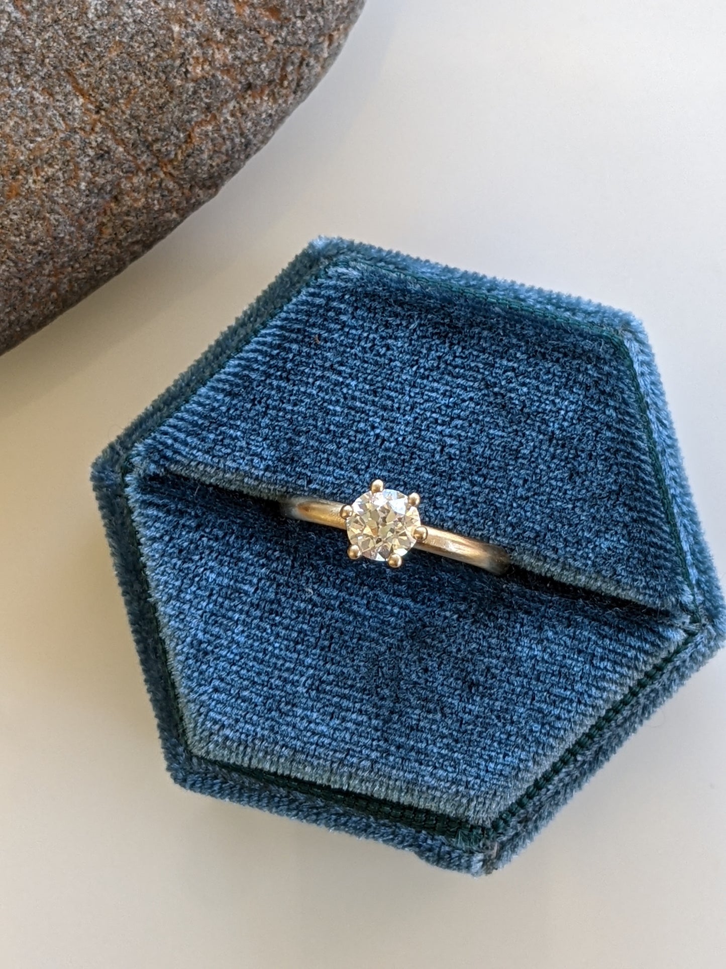 Liquidation — Zinnia Solitaire — Antique Diamond